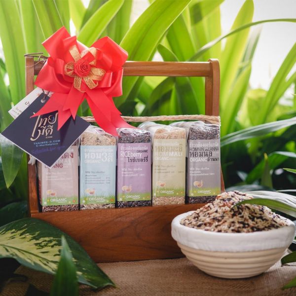 กระเช้าของขวัญข้าวกล้อง