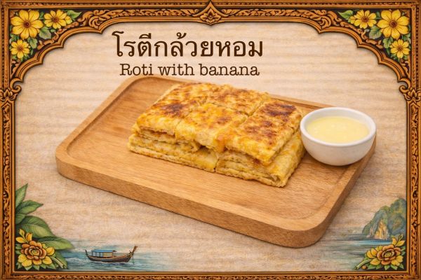 โรตีกล้วยหอม (โรตี-ชาชัก ขอบคุณ)