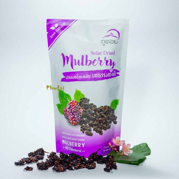 มัลเบอรี่อบแห้ง รสธรรมชาติ