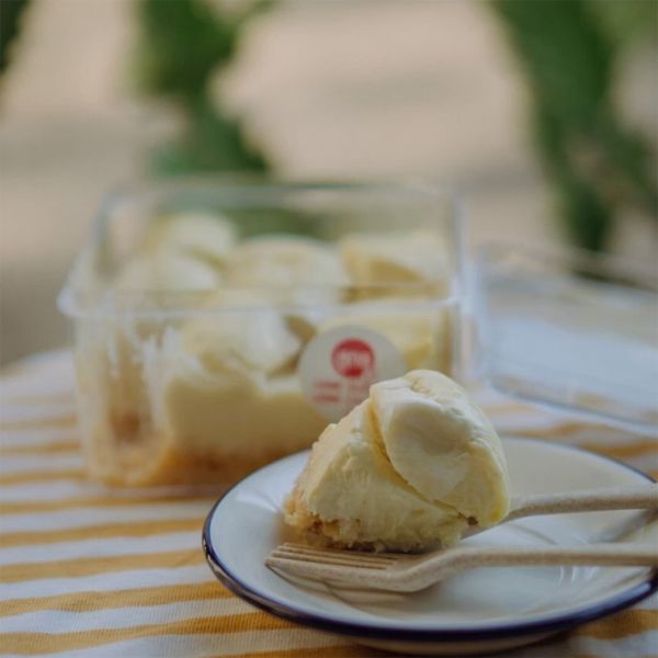 ชีสเค้กทุเรียนแบบกล่อง