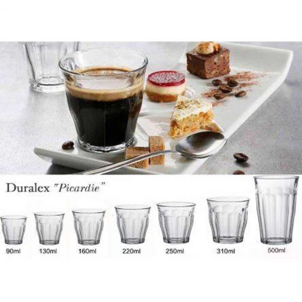 Duralex Picardie Clear Tumbler (ขนาด 360 ML)-SET (6Pcs.)