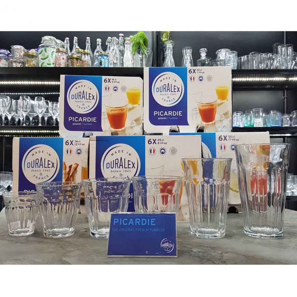 Duralex Picardie Clear Tumbler (ขนาด 160 ML)-5ชิ้น