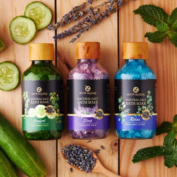 ชุดสปาเกลือแช่ตัว 3 ขวด